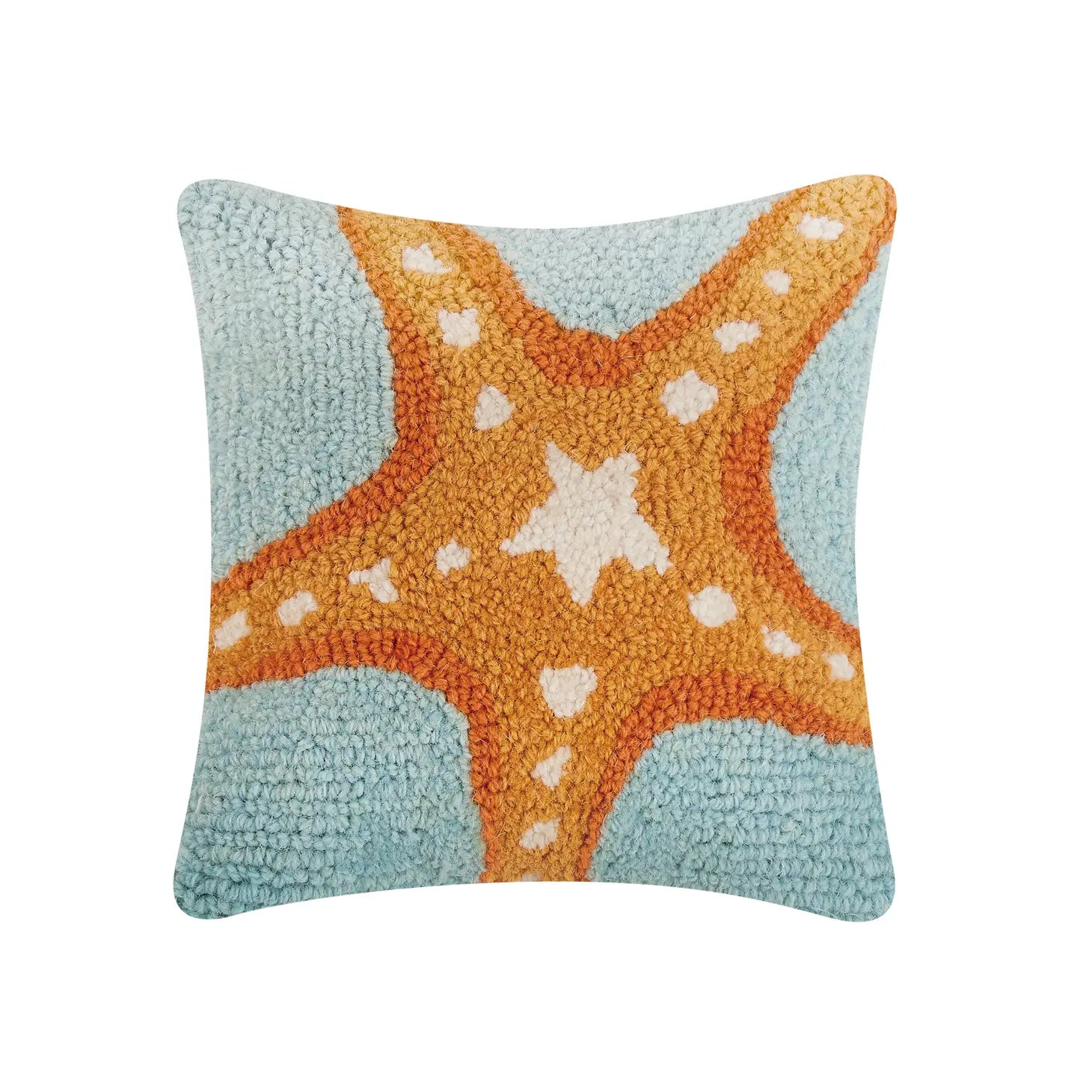 Starfish Hooked Pillow