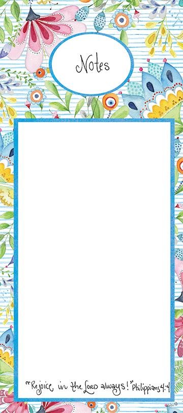 Kris-10's Creations Skinny Notepad, Assorted