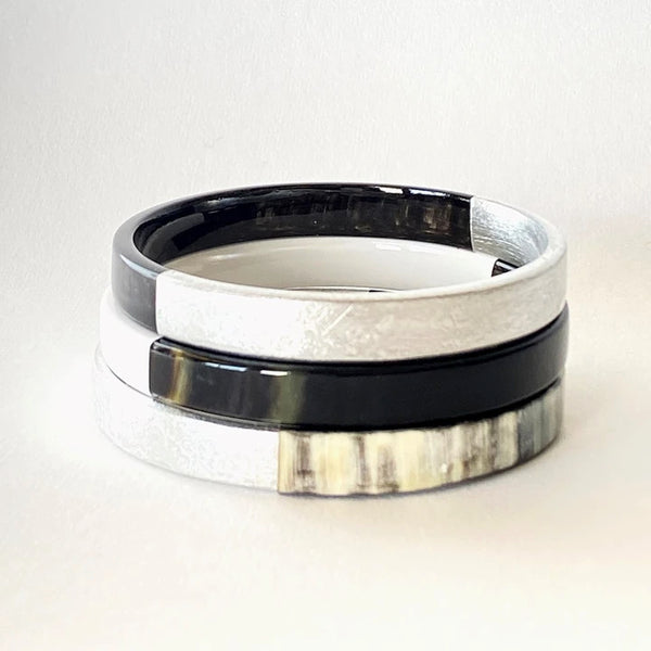 【極美品】here's 202 HORN BANGLE（silver925) 202 HORN BANGLE – h'eres