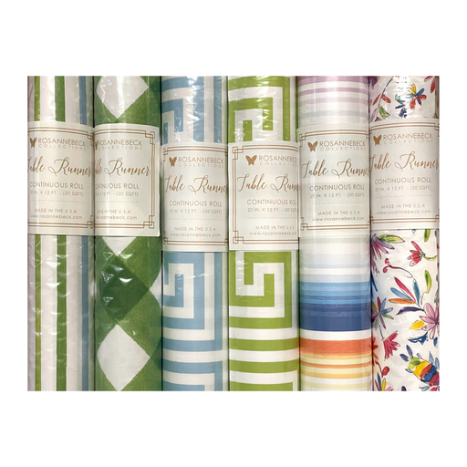 Assorted Table Runners Paper Table Runners, Assorted - Memory Lane Monograms