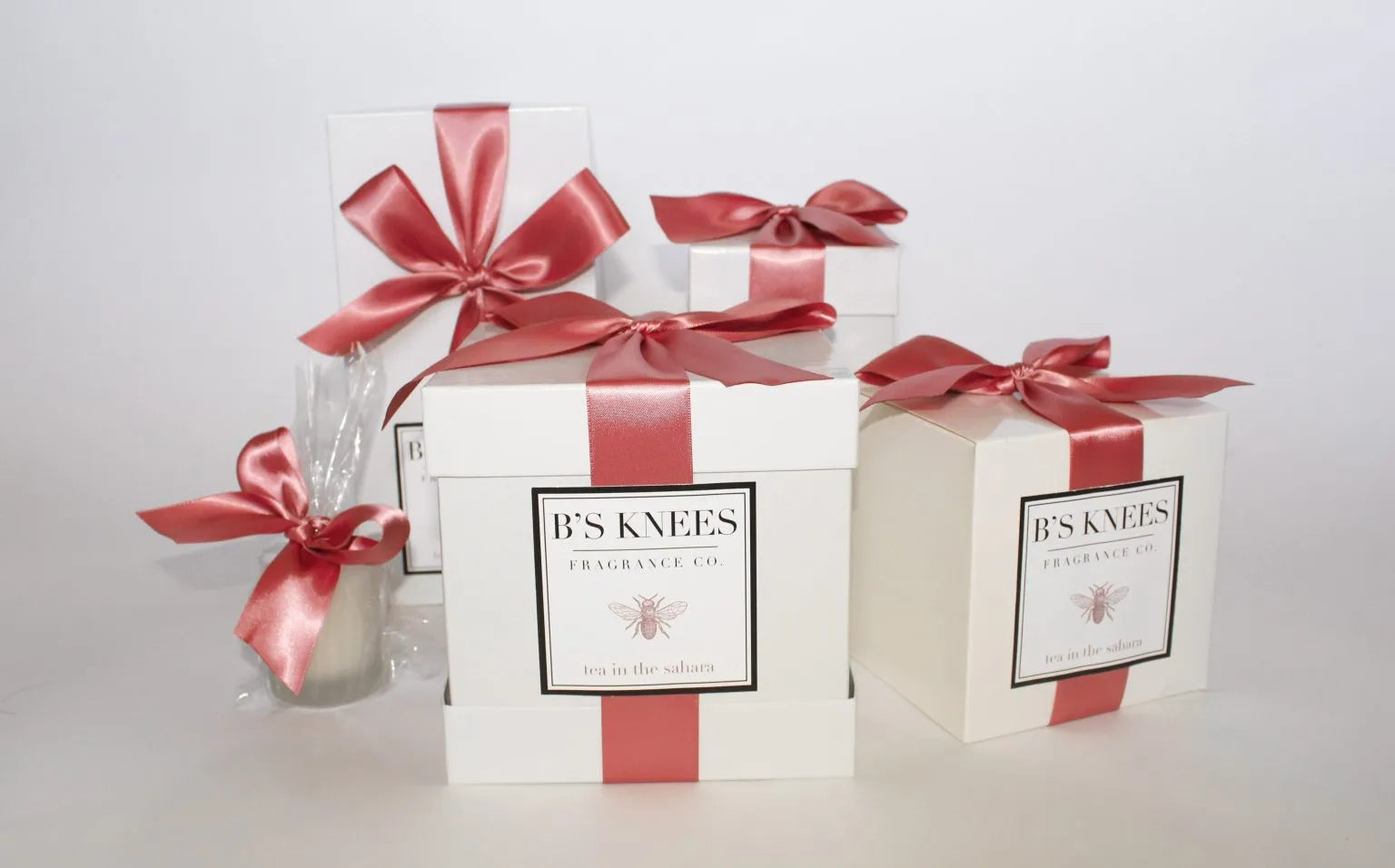 B's Knees Candles - 1 Wick/White Glass, Assorted Scents