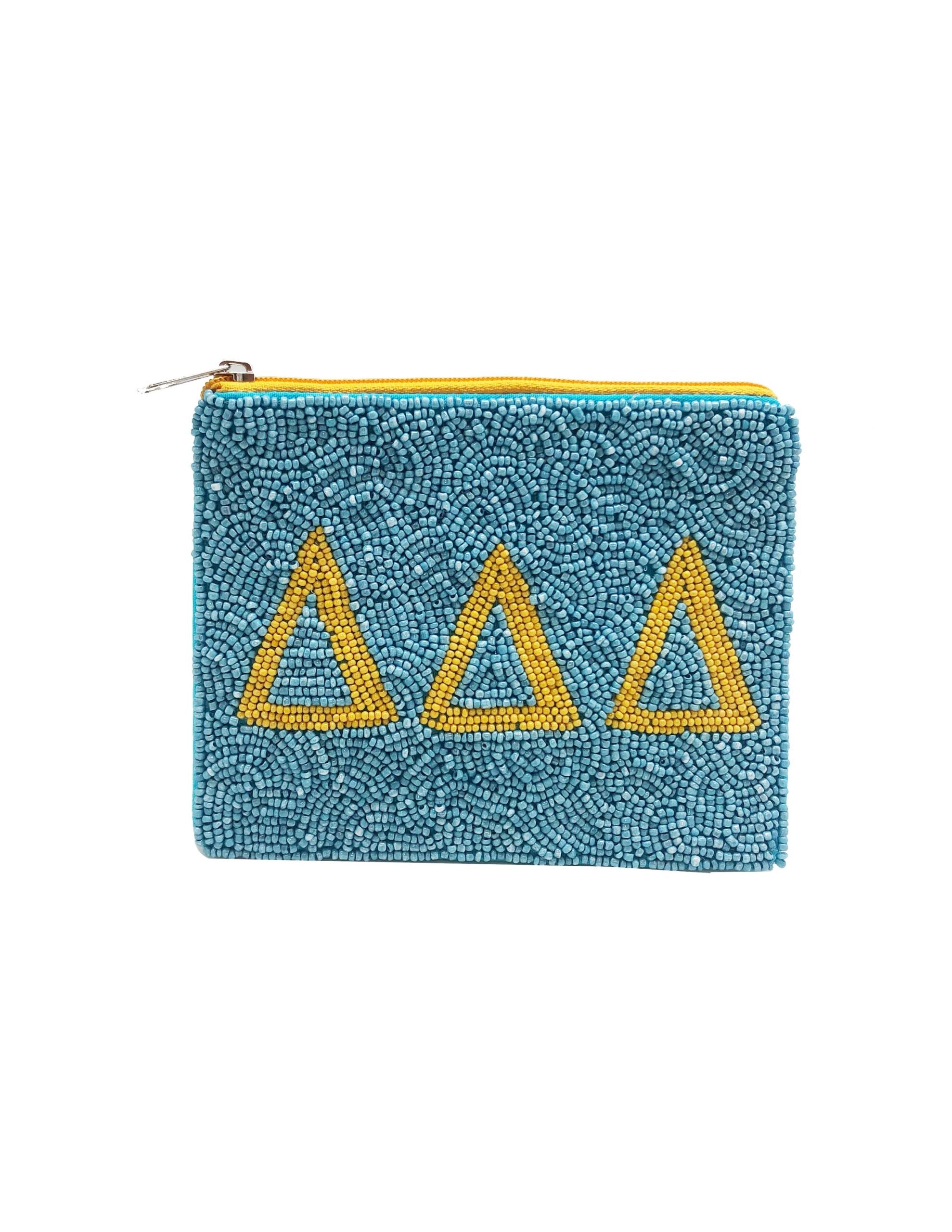 Assorted Sorority Beaded Coin Pouches