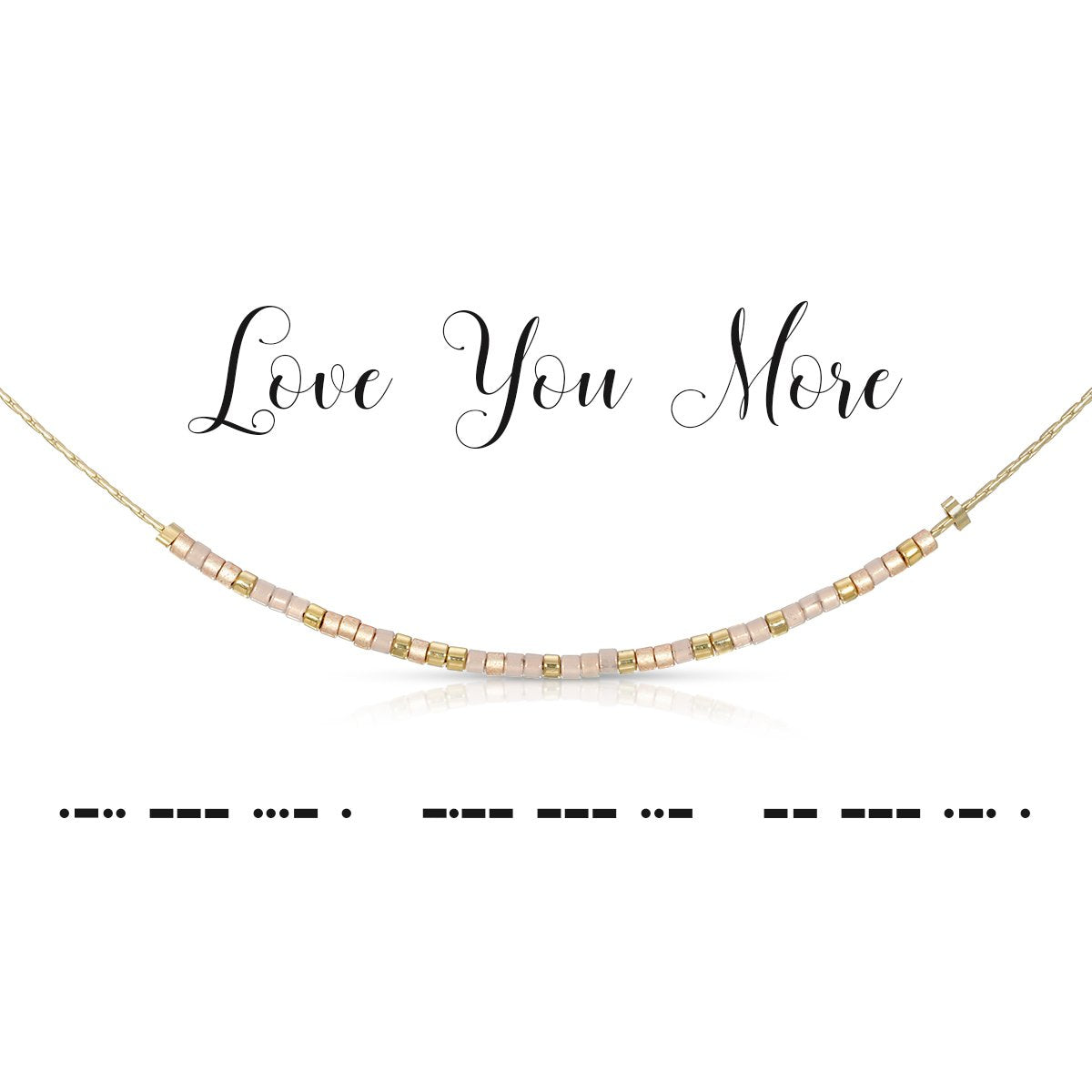 Morse Code Necklace: LOVE – Marida Jewelry