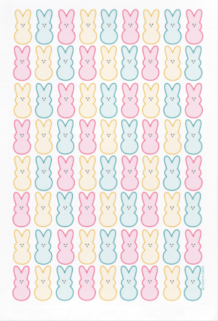 Bunny Peeps Hand Towel