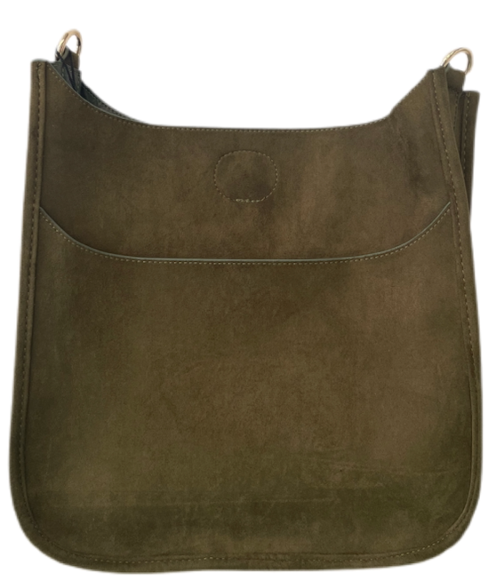 Classic Suede Messenger Bag