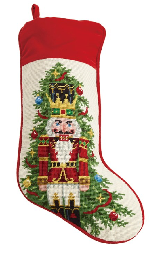 Needlepoint Stockings, Assorted Patterns