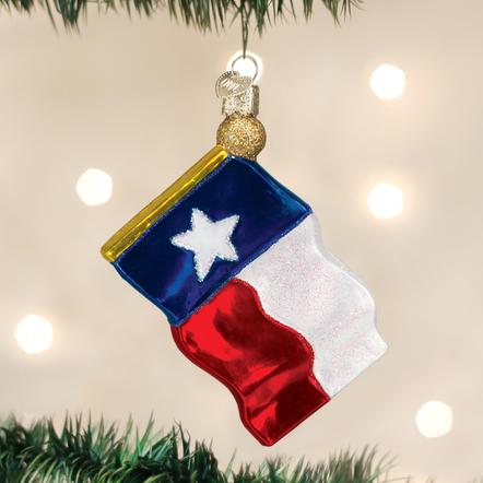 TEXAS STATE FLAG ORNAMENT