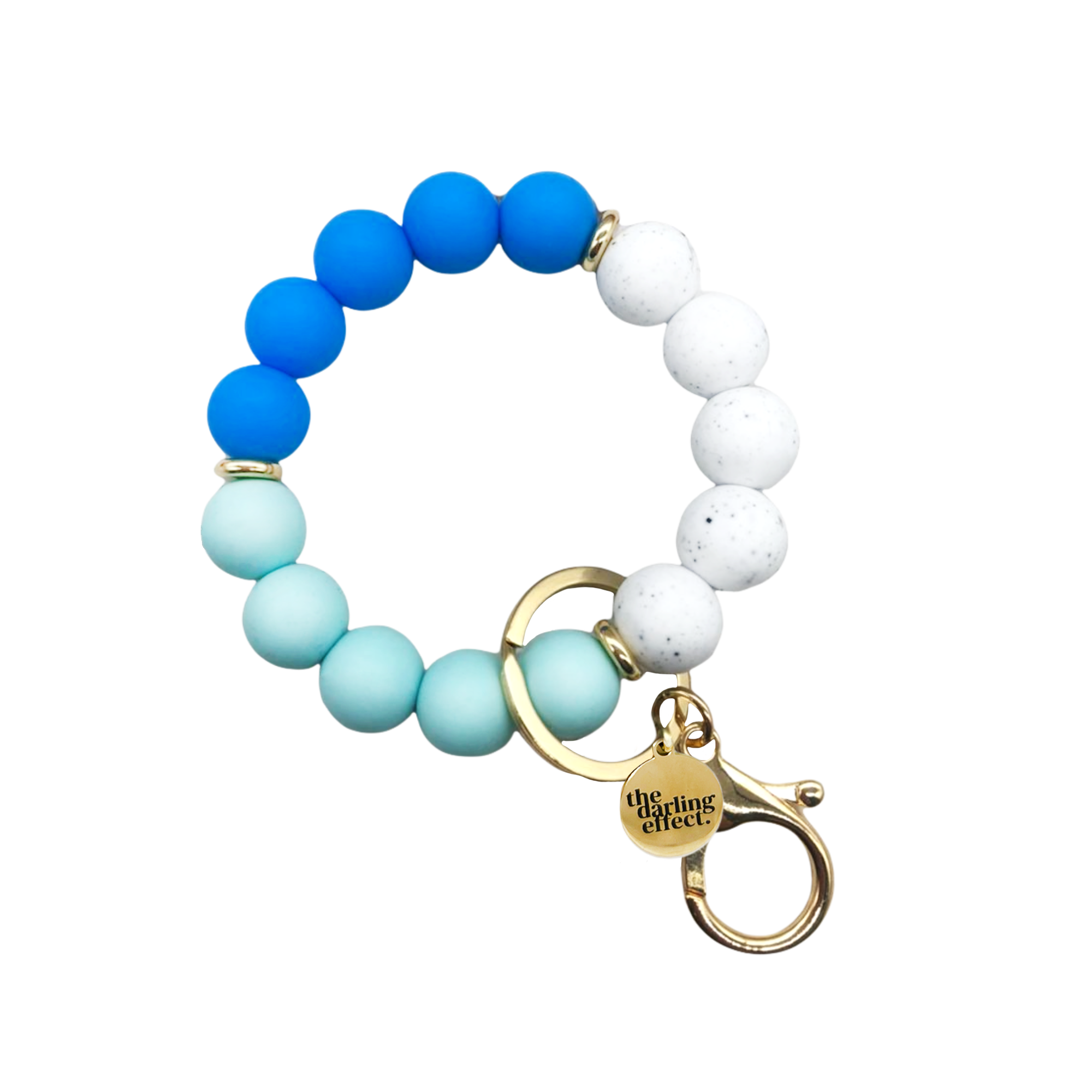 Hands-Free Silicone Bead Keychain Wristlet