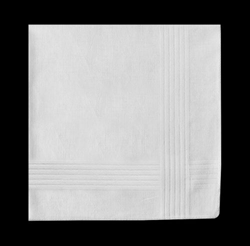 Linen Satin Band Handkerchief