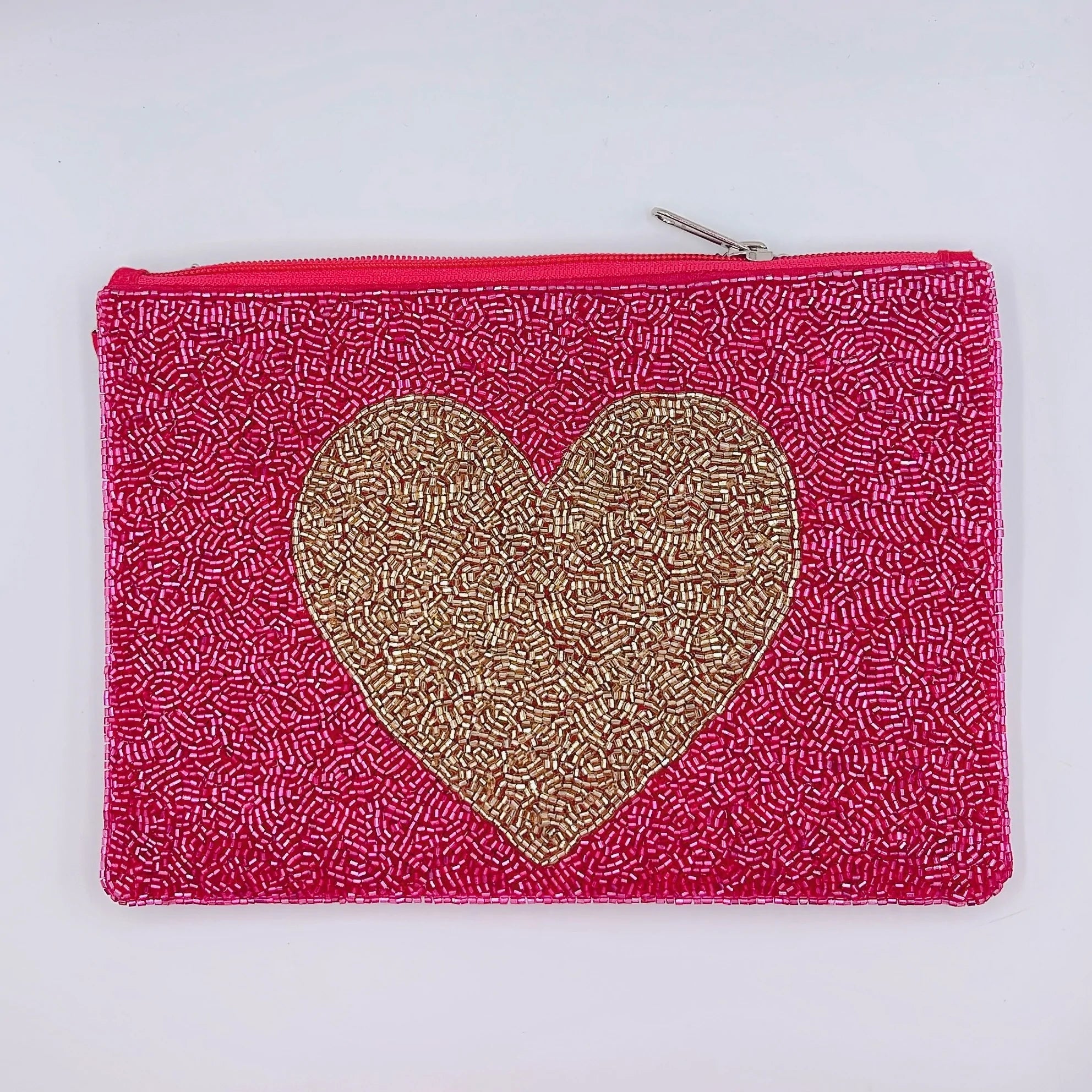 Gold Heart Clutch