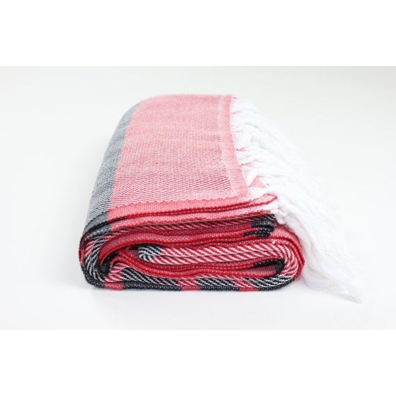 Premium Turkish Herringbone Pattern Towel