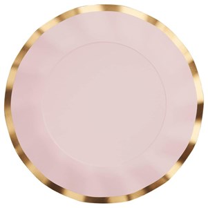 Wavy Dinner Plate Everyday Blush/8pk