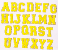 Alphabet Stickers - Yellow